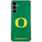University of Oregon Yellow O on Green Galaxy S24 Plus Clear Case